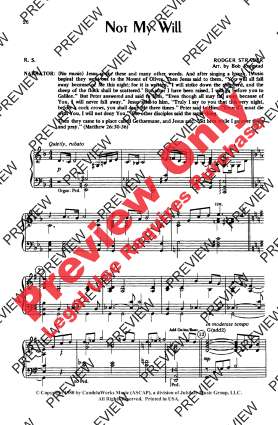 Then Came Sunday 4-Part scores gallery preview page 11