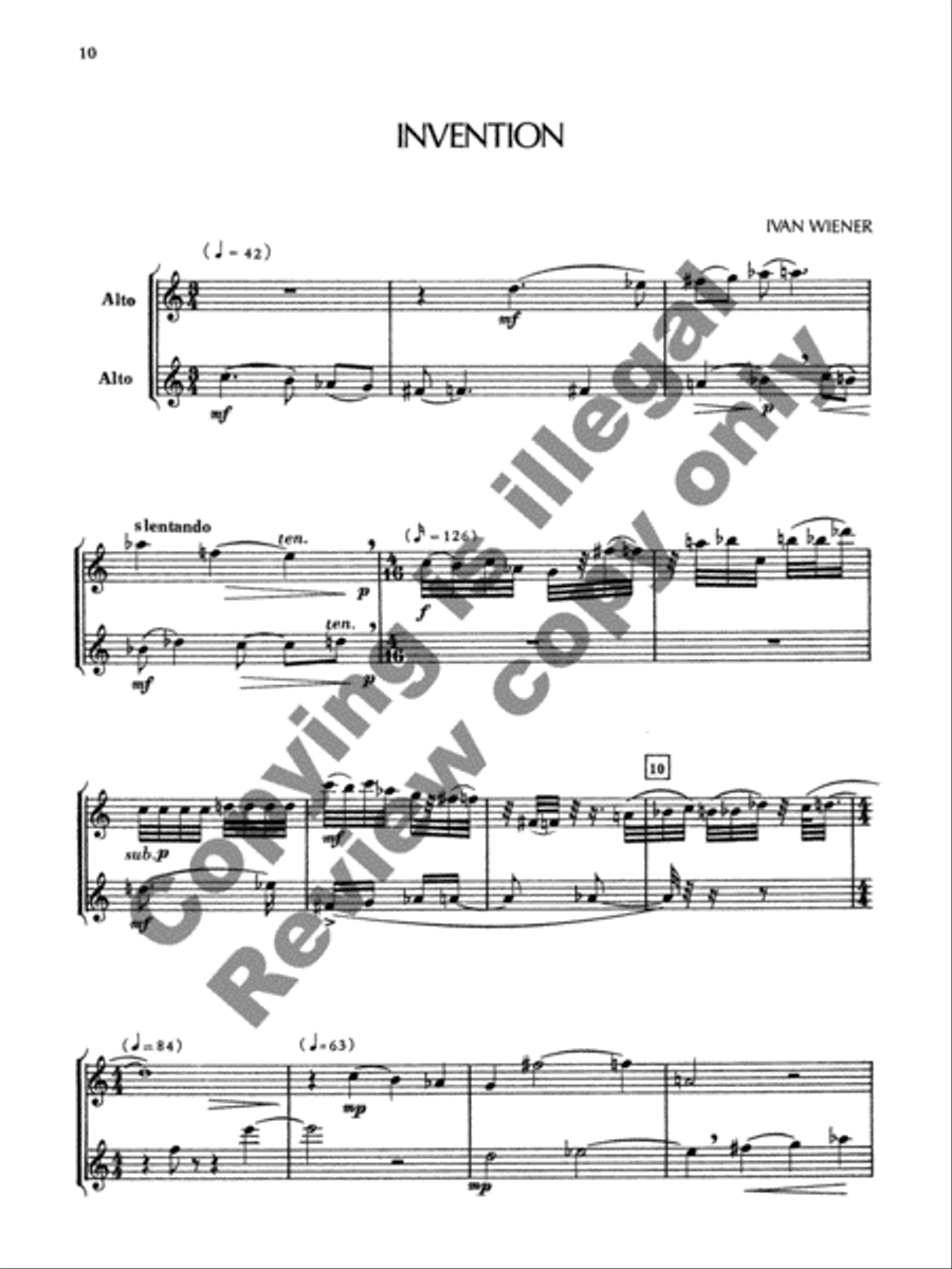 Five New Duos Five New Duos SA scores gallery preview page 20
