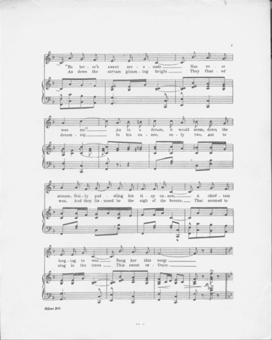 Silver Bell. Song TTBB scores gallery preview page 3