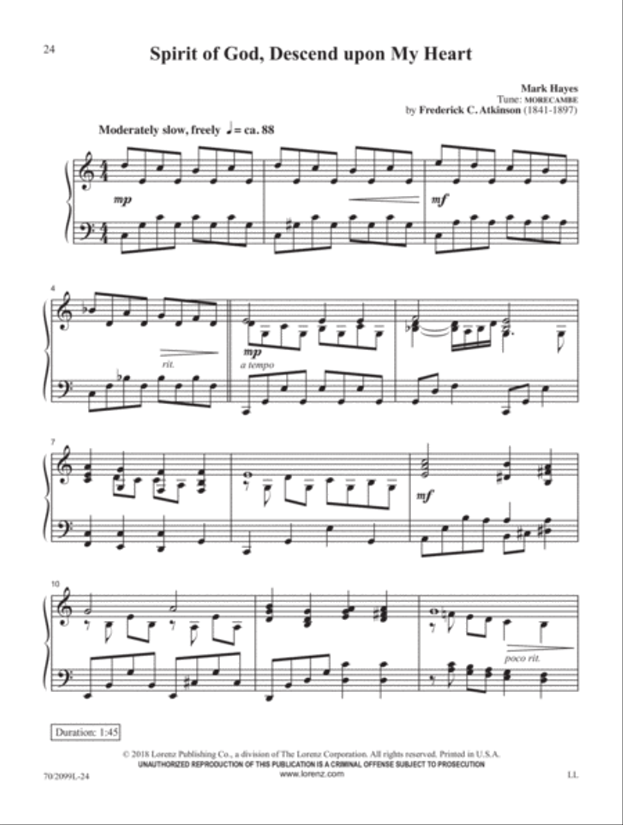 Mark Hayes Miniatures, Vol. 2 Piano Solo scores gallery preview page 8