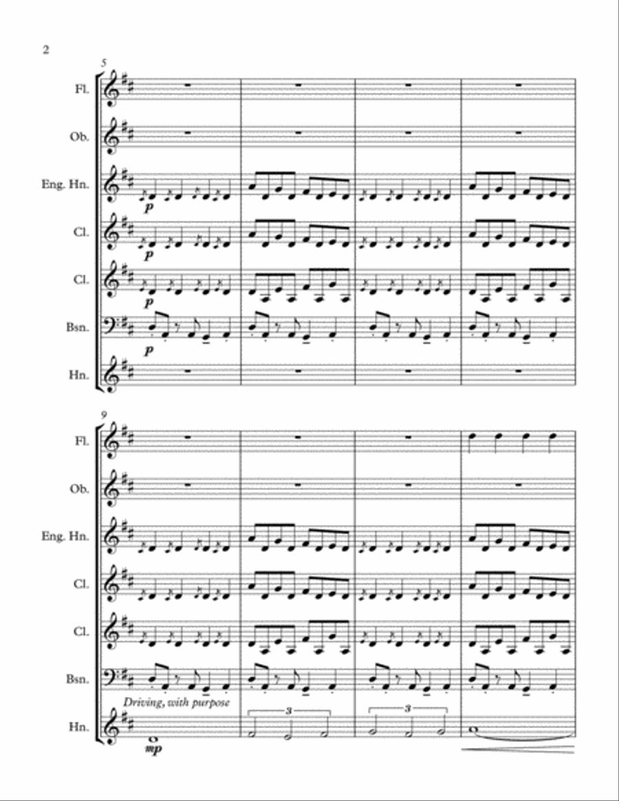As All Was Once Quiet Woodwind Quintet scores gallery preview page 2
