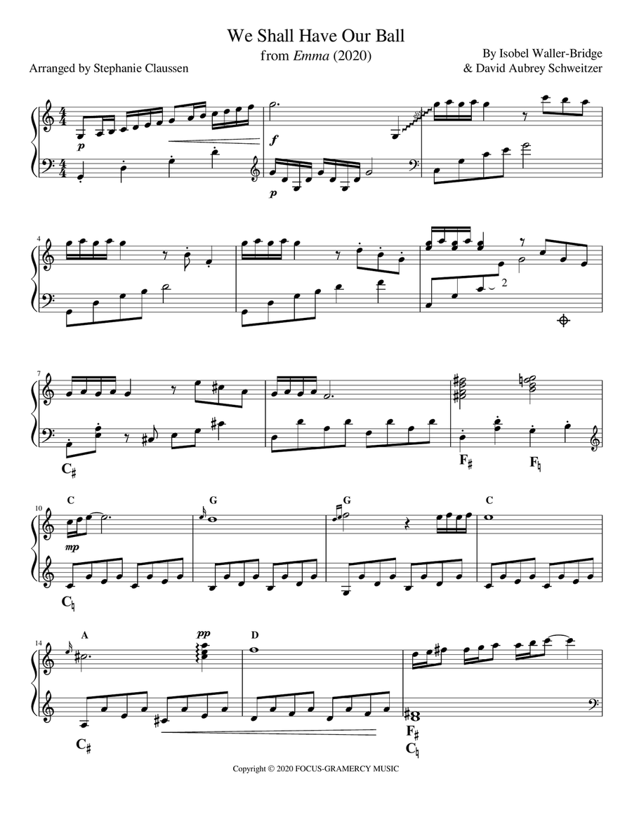 We Shall Have Our Ball Harp scores gallery preview page 2
