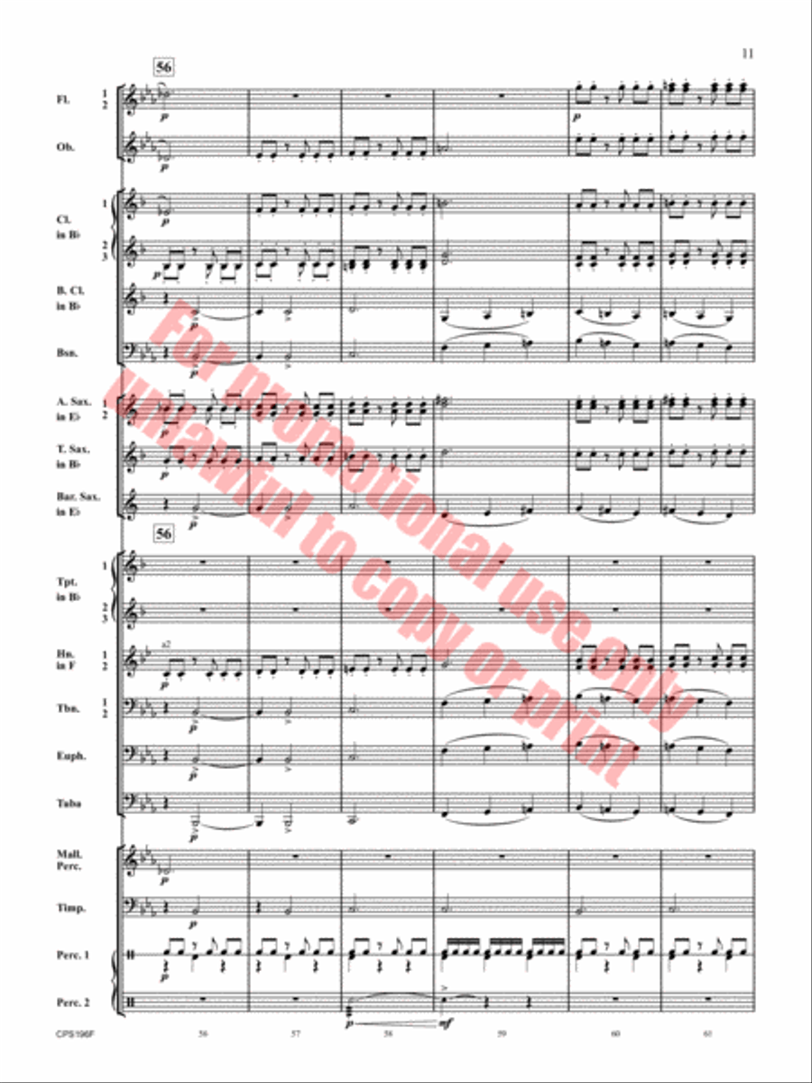 If I Could Fly Concert Band scores gallery preview page 12
