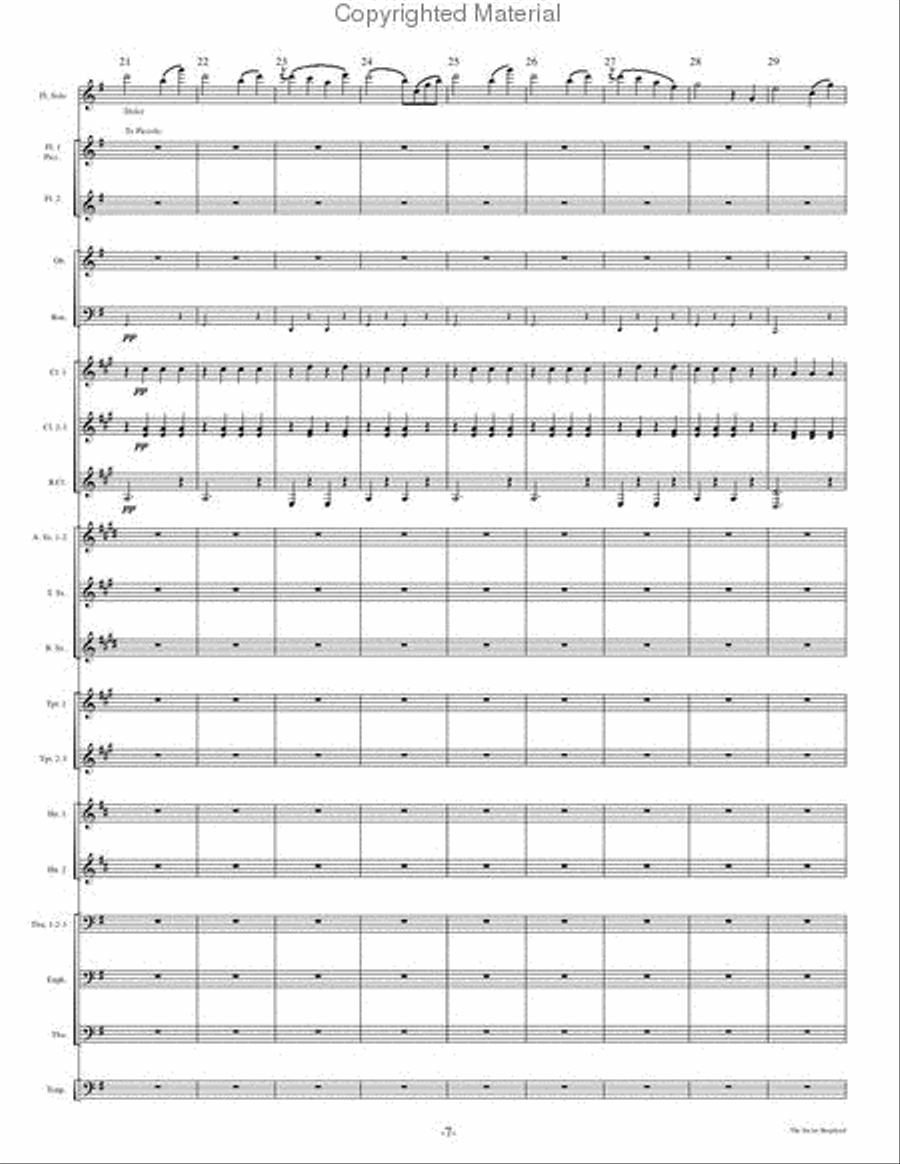 The Swiss Shepherd Concert Band scores gallery preview page 7