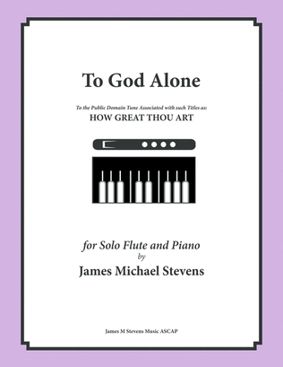 Book cover for To God Alone (Classic Flute Hymn Arrangement)