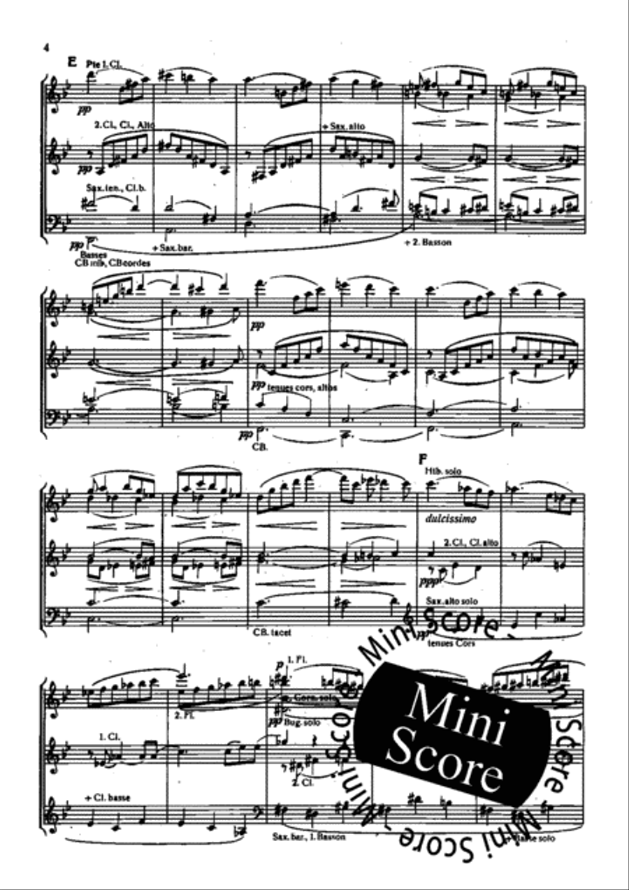 Psyche et Eros Concert Band scores gallery preview page 6