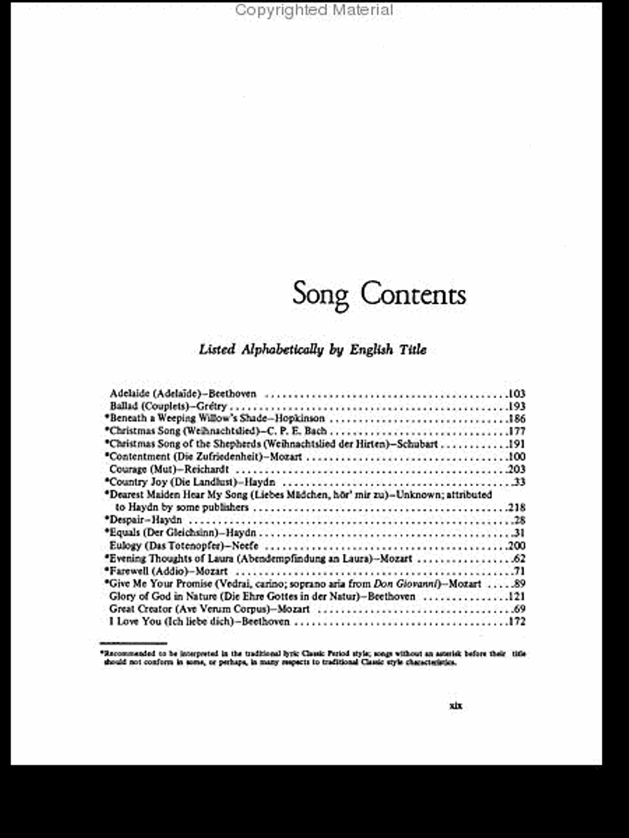 57 Classic Period Songs 57 Classic Period Songs Medium-Low Voice scores gallery preview page 7