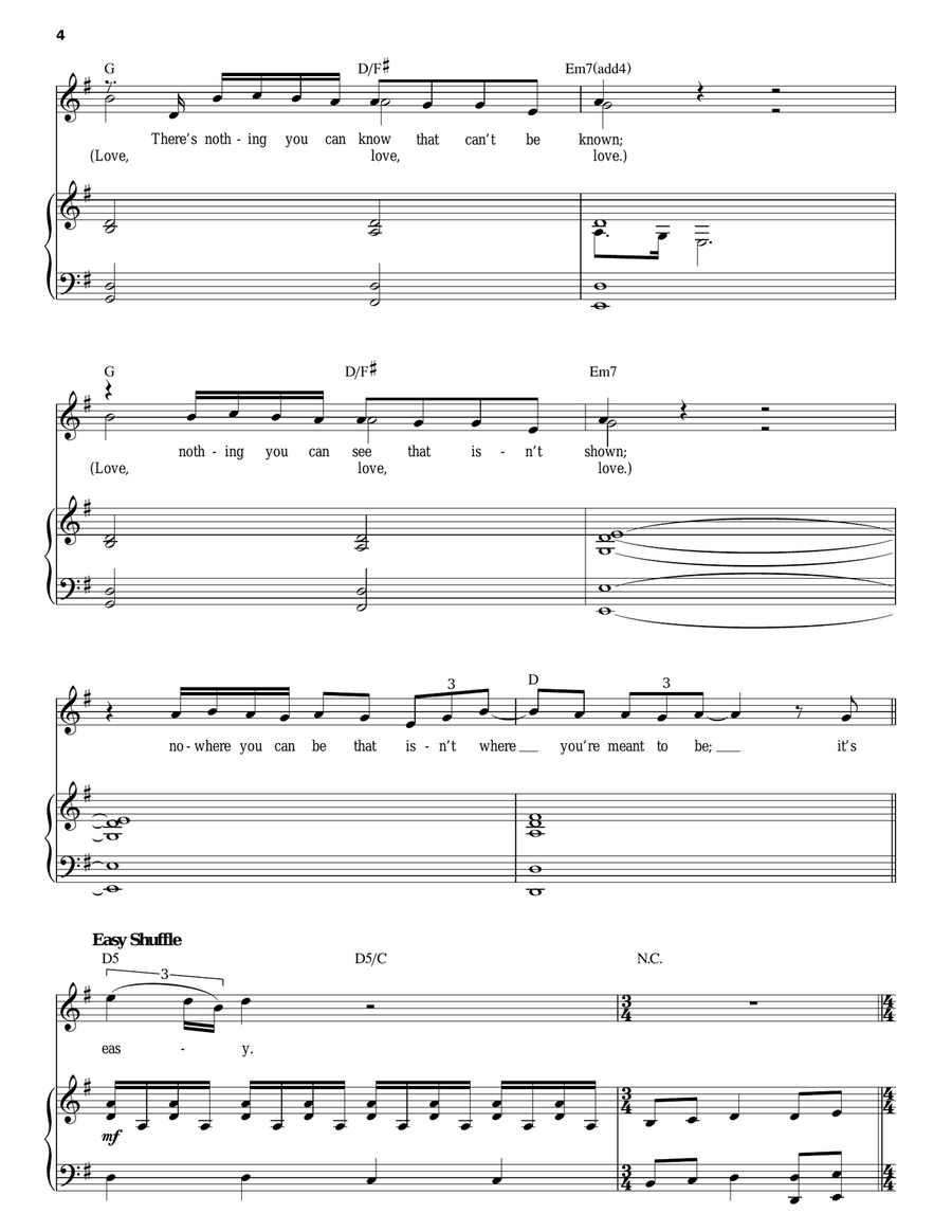 All You Need Is Love (from Across The Universe) Piano, Vocal scores gallery preview page 4