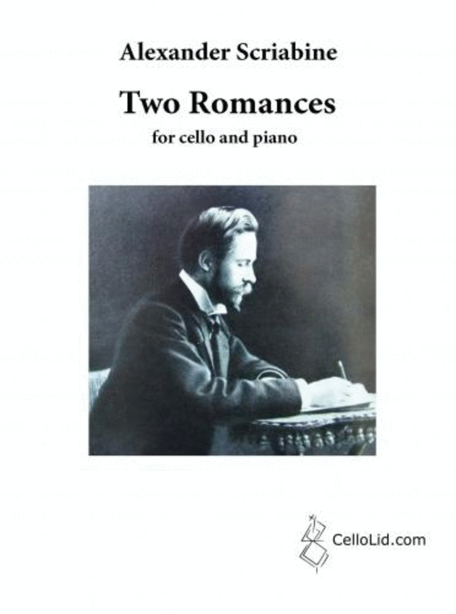 Two Romances for Cello & Pf Piano Accompaniment scores gallery preview page 1
