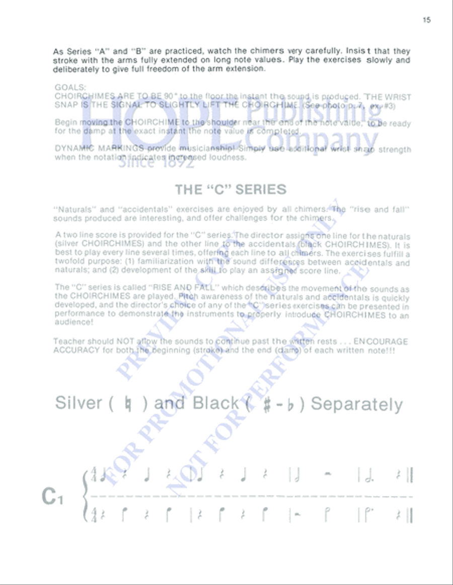 Making Music with Choirchime Instruments 3-Octaves scores gallery preview page 21