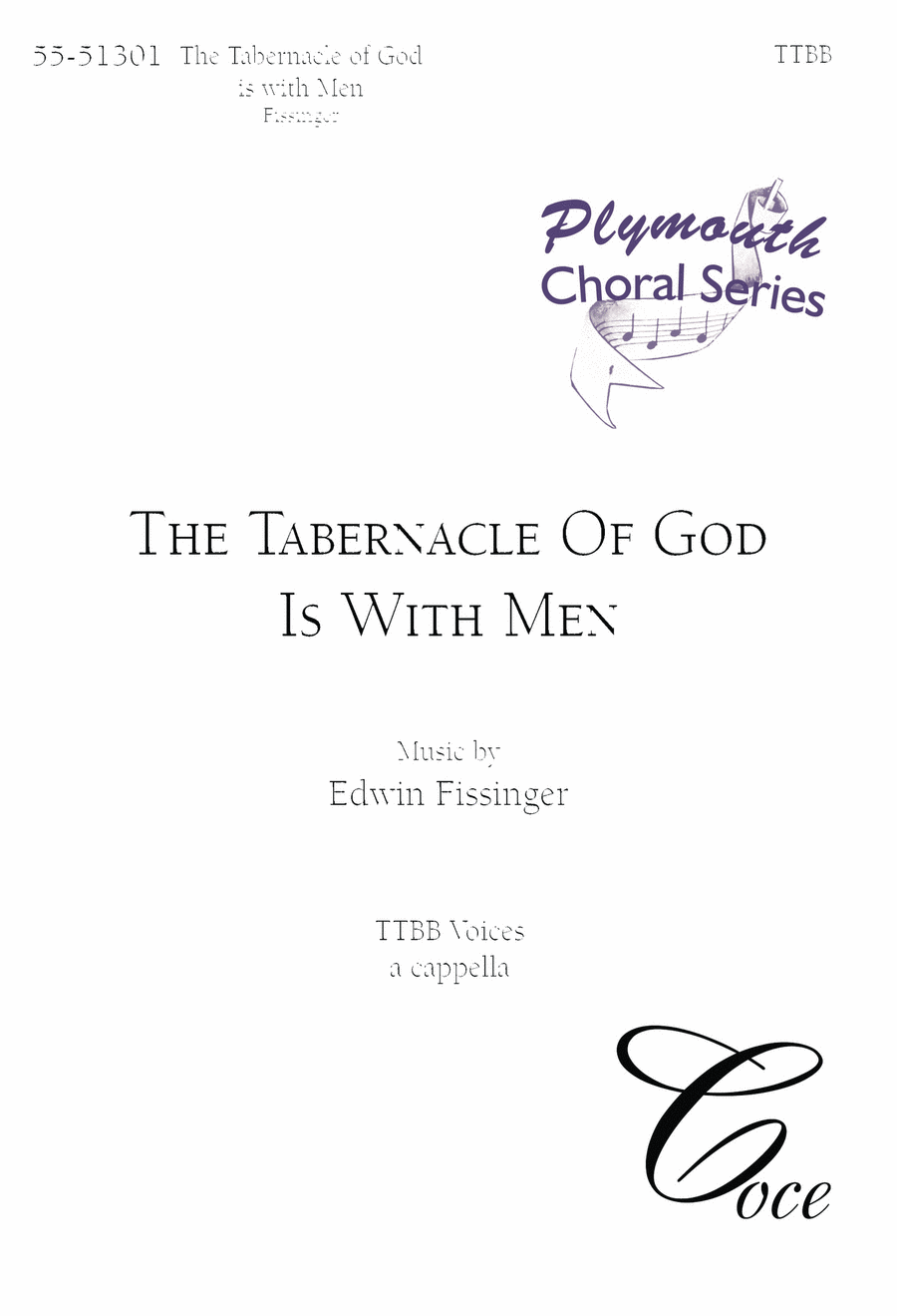 The Tabernacle Of God Is With Men TTBB scores gallery preview page 1