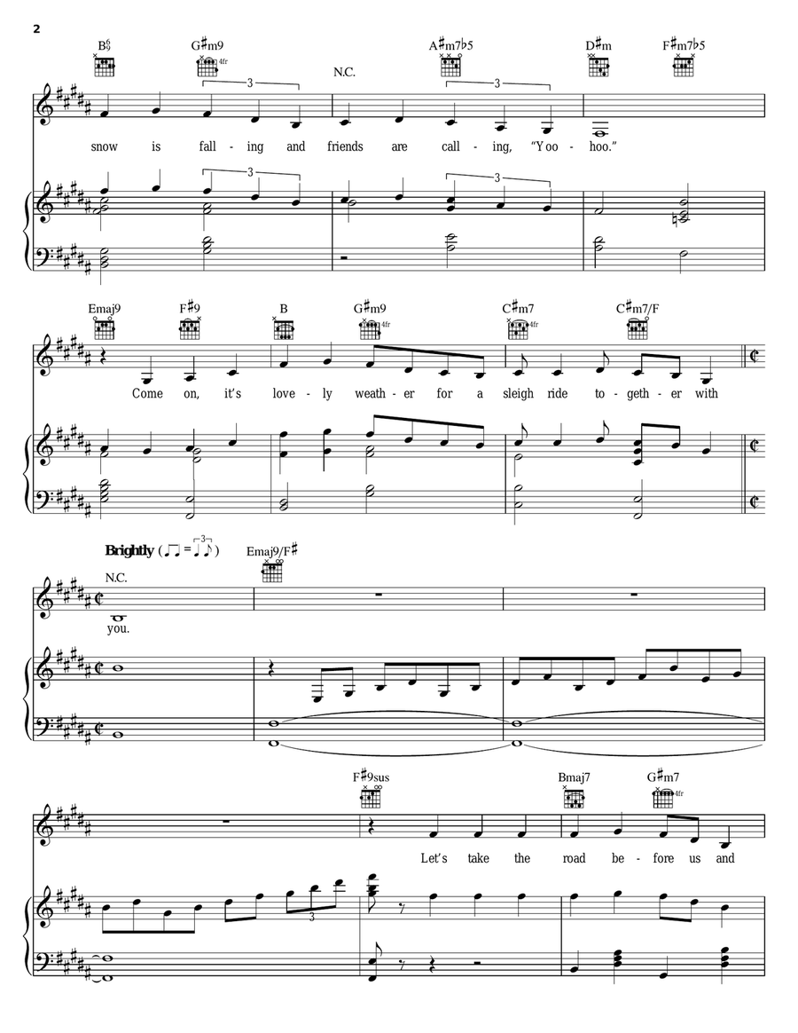 Sleigh Ride Acoustic Guitar scores gallery preview page 2