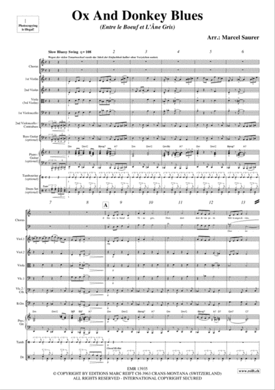 Ox And Donkey Blues Ox And Donkey Blues Choir scores gallery preview page 4