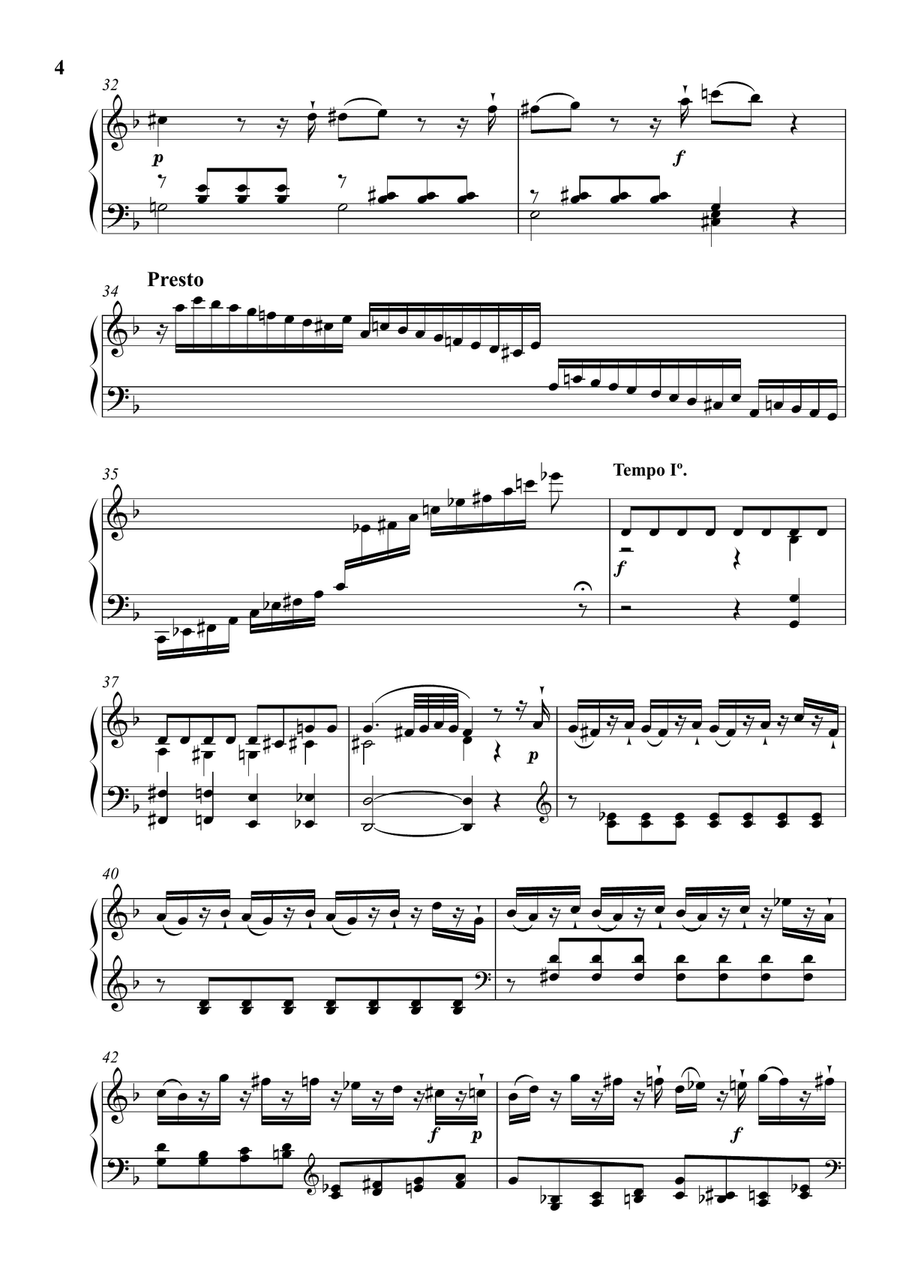 Mozart: Fantasia in D minor, K. 397 - As played By Víkingur Ólafsson Piano Method scores gallery preview page 5