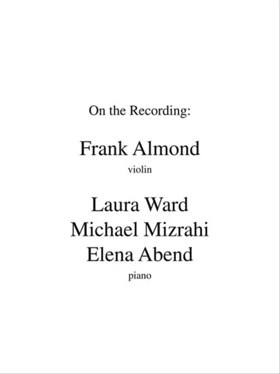 Music for Violin and Piano Violin Solo scores gallery preview page 6