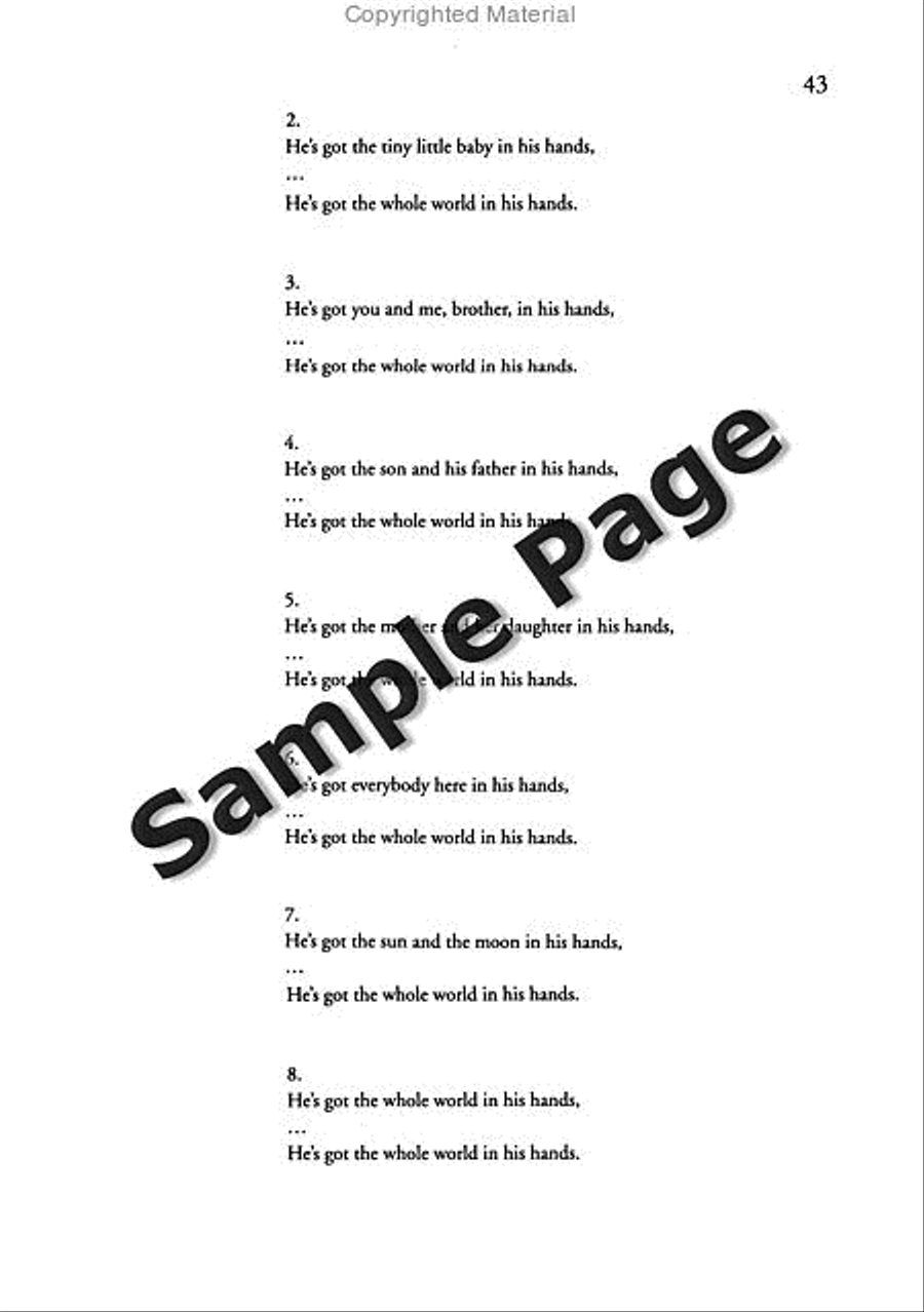 Best of Spirituals & Gospels Acoustic Guitar scores gallery preview page 44