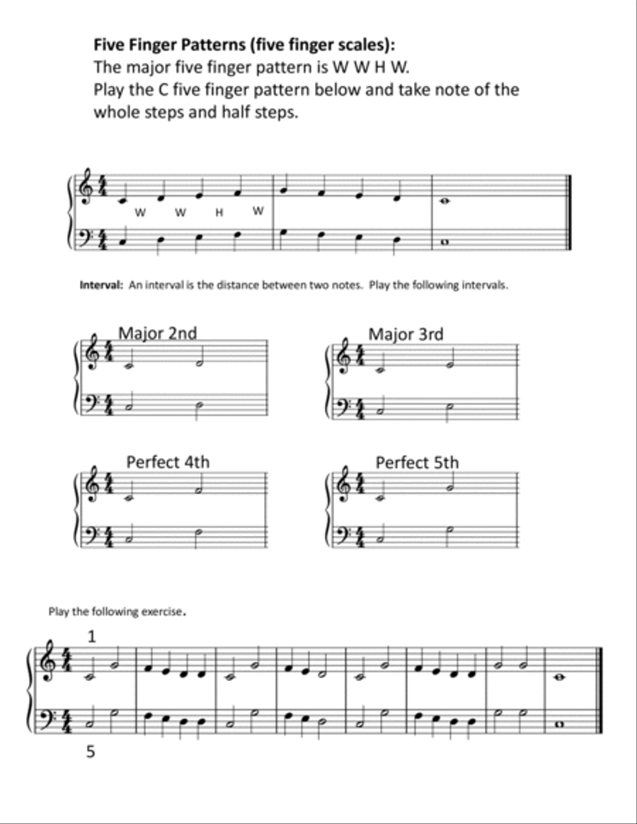 Five Finger Scales - White Key Majors Chamber Music scores gallery preview page 6