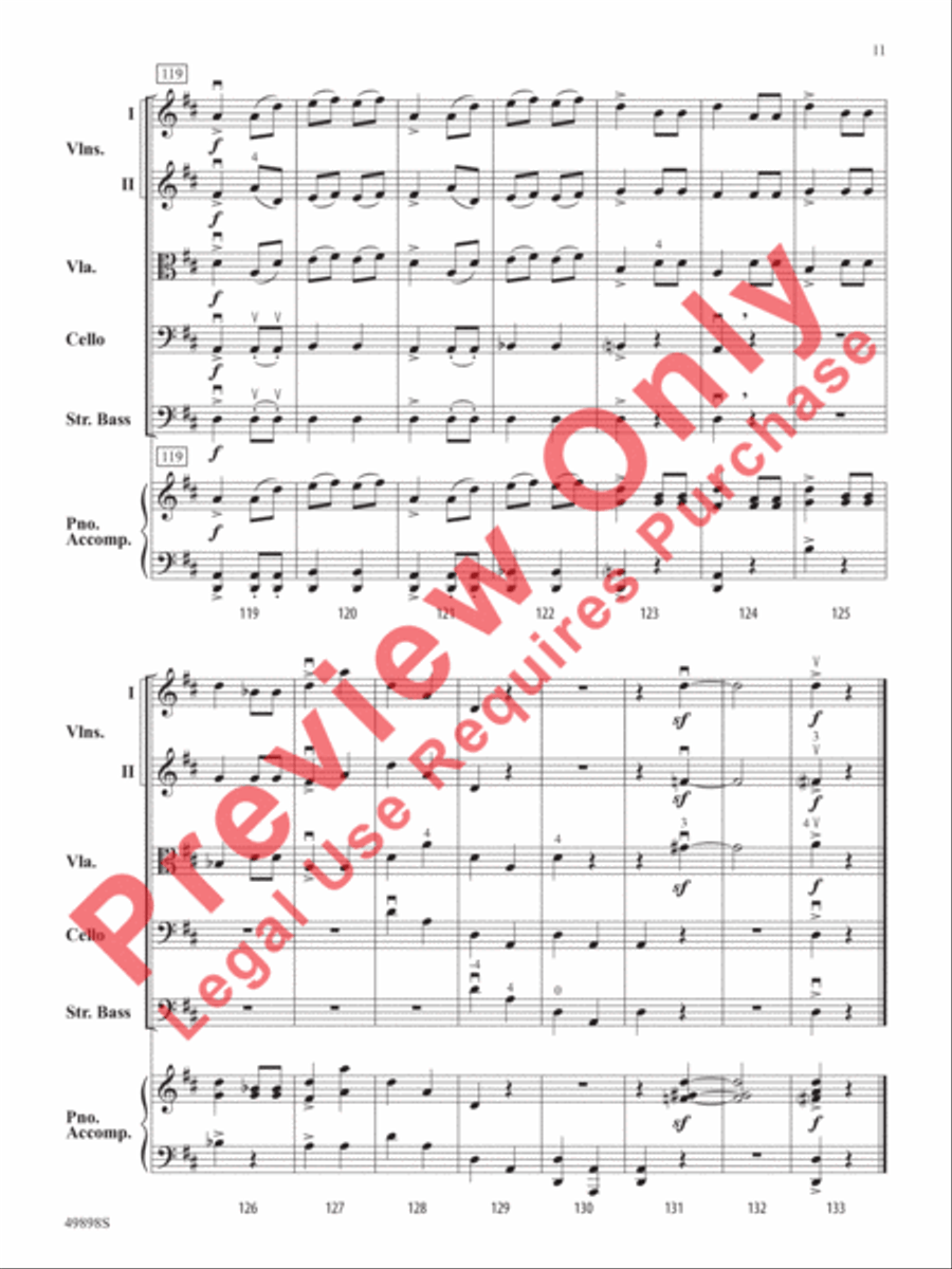Danse String Orchestra scores gallery preview page 12