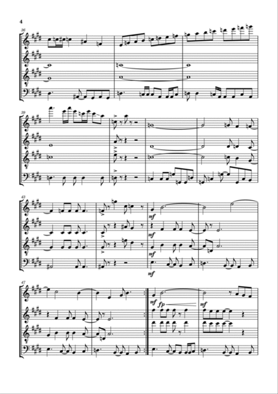 All Day Music Woodwind Quartet scores gallery preview page 5