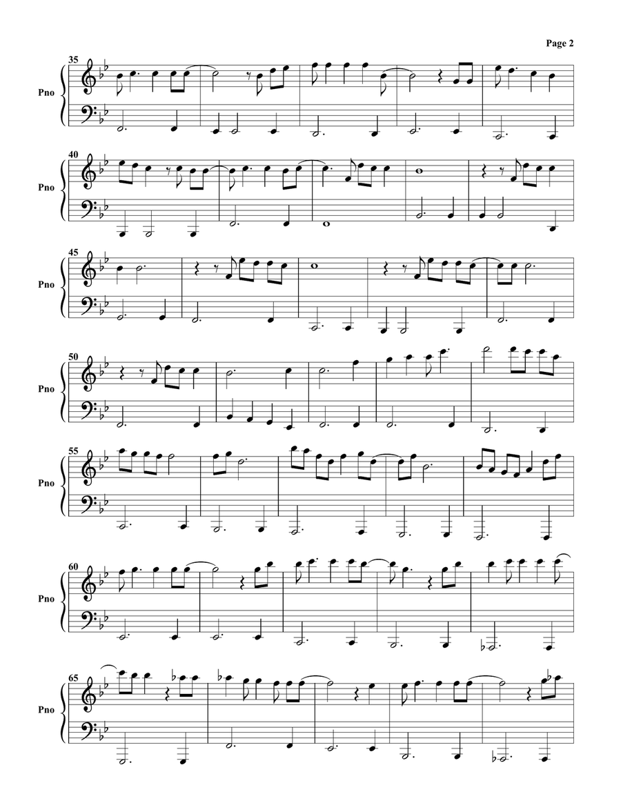 Let's Talk About Love Easy Piano scores gallery preview page 2