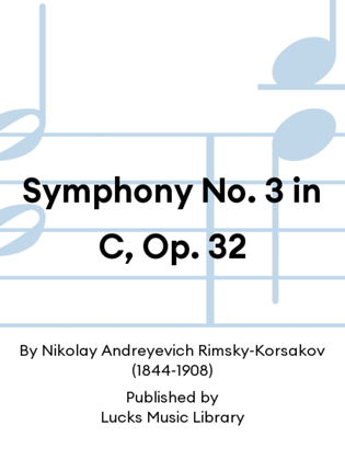 Book cover for Symphony No. 3 in C, Op. 32