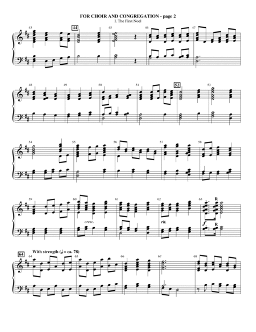 For Choir And Congregation, Volume 3 Choir scores gallery preview page 2