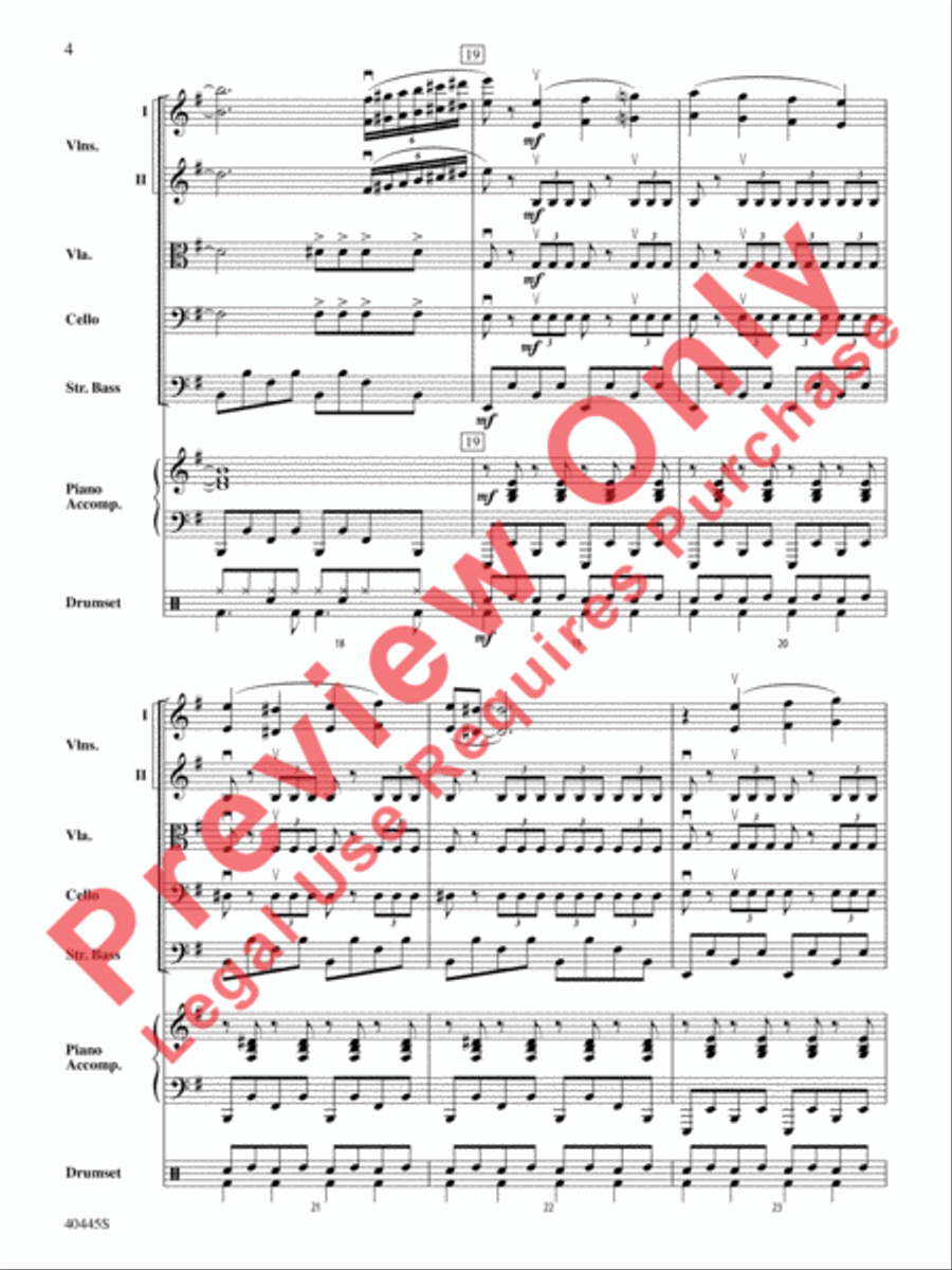 The Rolling Stones on Tour String Orchestra scores gallery preview page 5