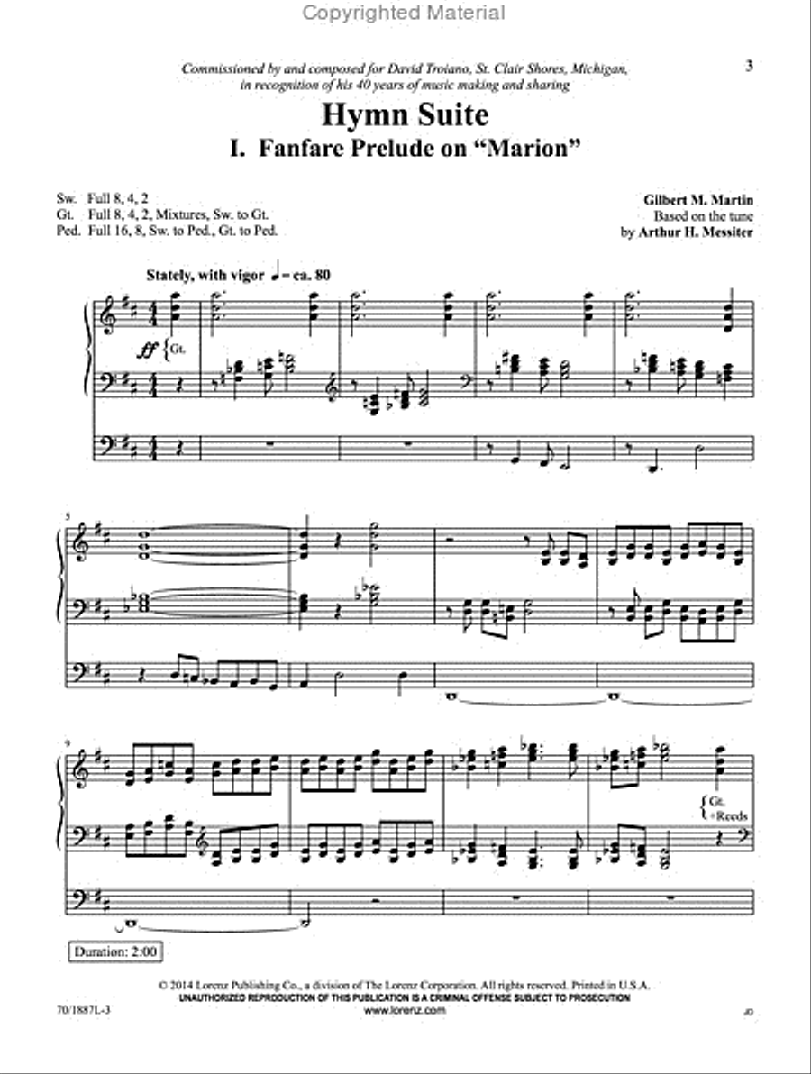 Hymns of Joyful Praise Hymns of Joyful Praise Organ Solo scores gallery preview page 5