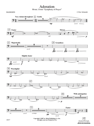 Adoration (Movement 1 from Symphony of Prayer): Bassoon