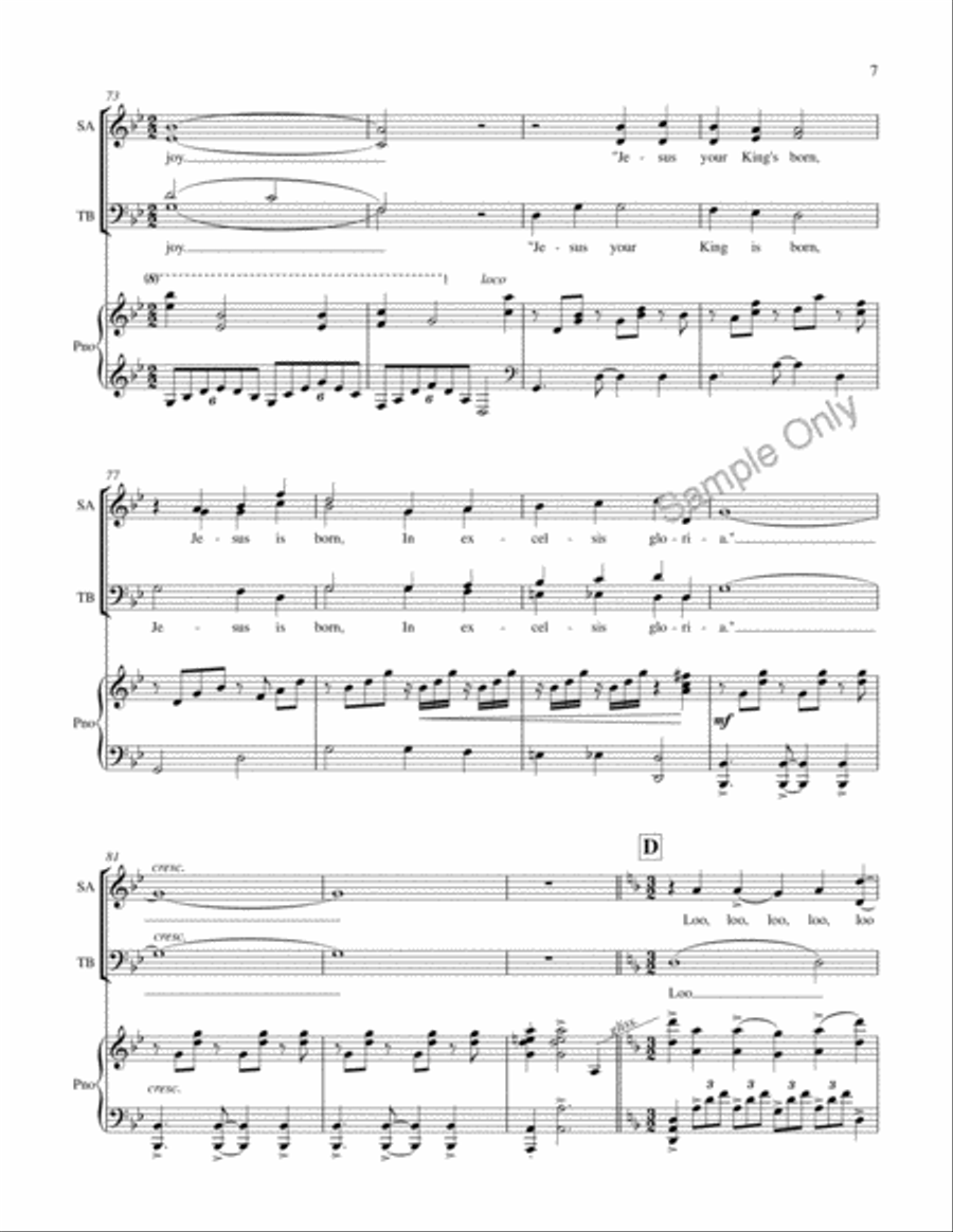 Huron Carol 4-Part scores gallery preview page 7
