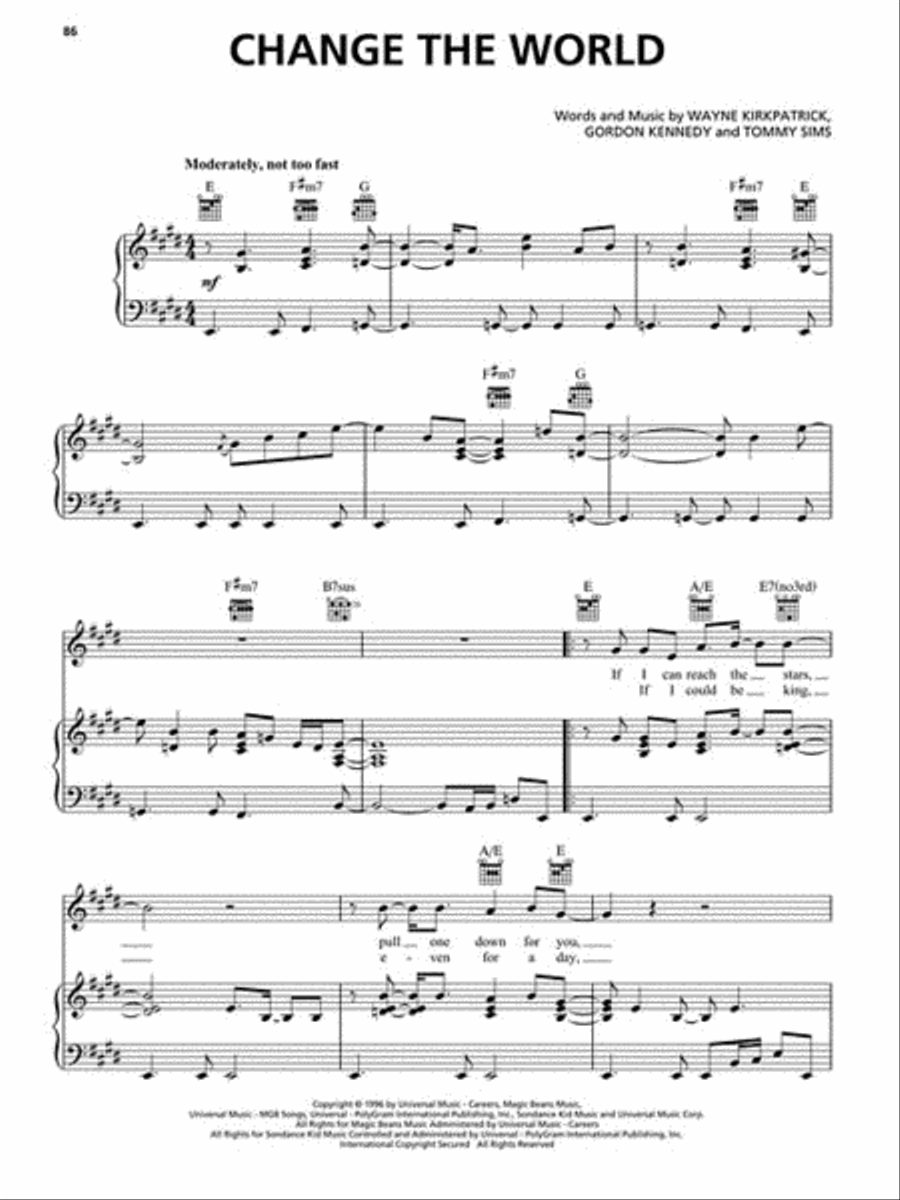 Songs of the 1990s Songs of the 1990s Piano, Vocal, Guitar scores gallery preview page 3