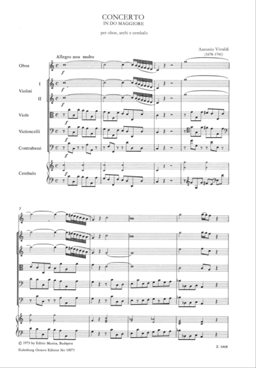 Concerto for oboe Oboe Solo scores gallery preview page 2