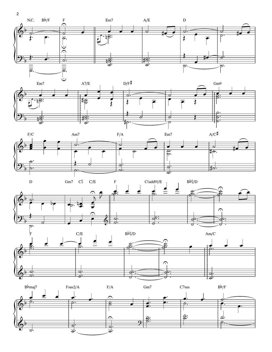 Wonderment Wonderment Piano Solo scores gallery preview page 2