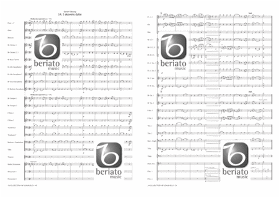 A Collection of Chorales Concert Band scores gallery preview page 26