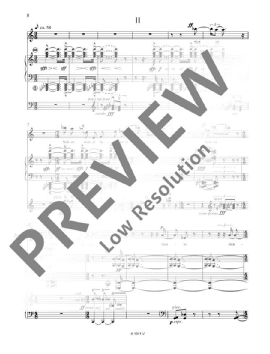 Siete Textos de Miguel Angel Bustos Cello scores gallery preview page 9