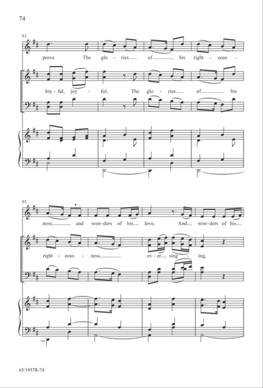 Festival of Lessons and Carols 4-Part scores gallery preview page 75