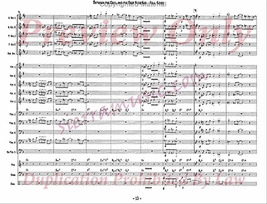 Between The Devil And The Deep Blue Sea Jazz Ensemble scores gallery preview page 11