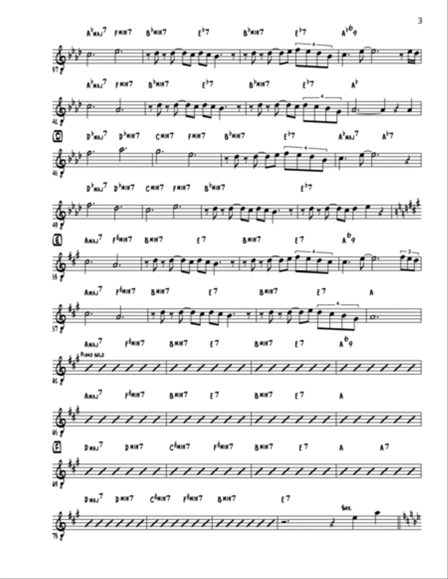 Reimagined Jazz Ensemble scores gallery preview page 4