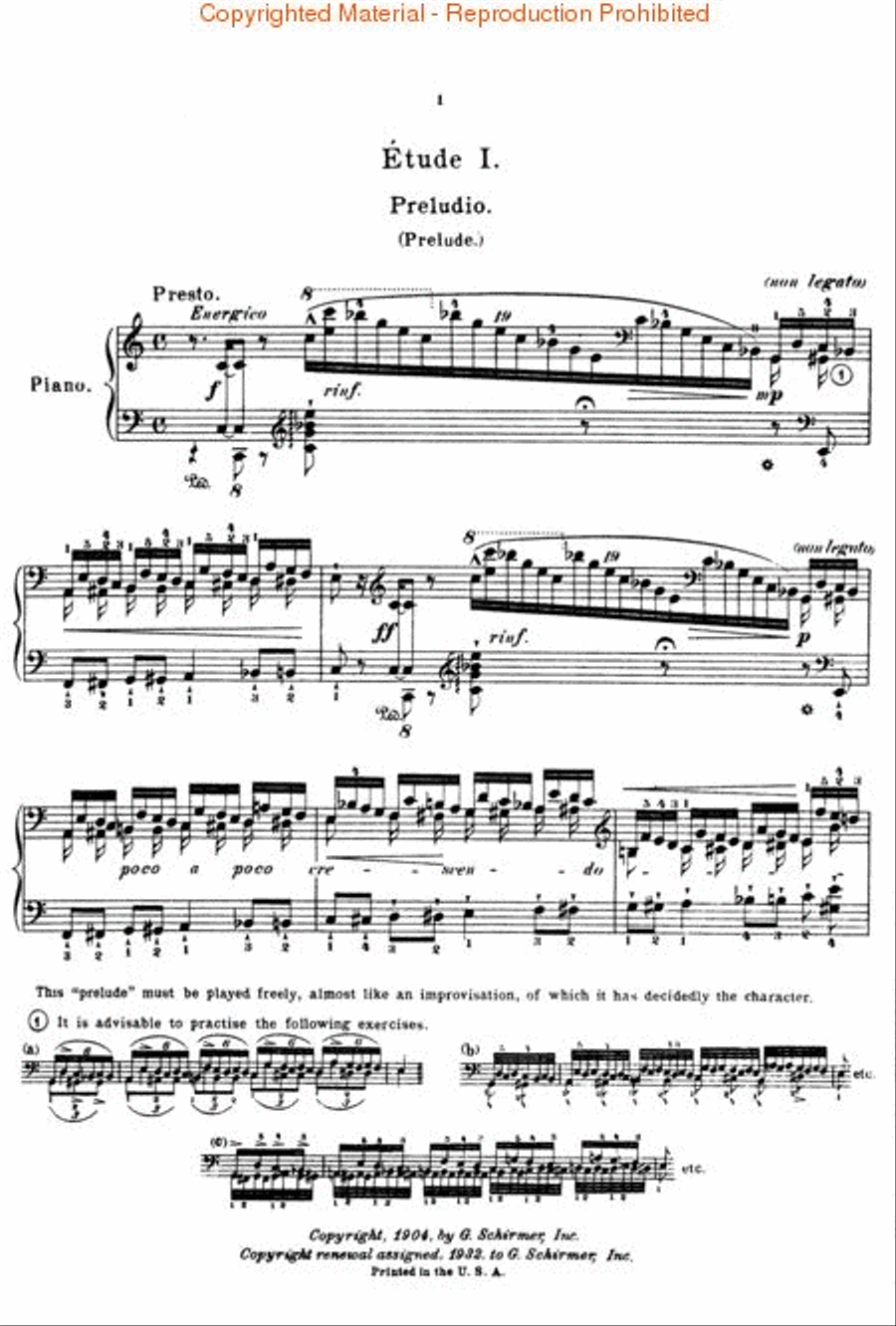 12 Études d'exécution transcendante Piano Method scores gallery preview page 2