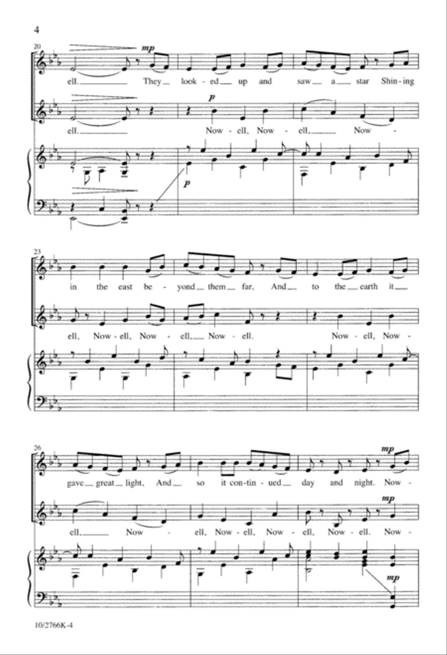 The First Nowell The First Nowell 2-Part scores gallery preview page 4