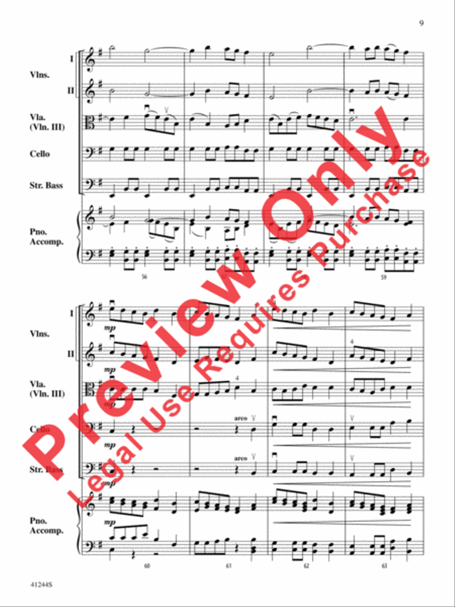Ablaze String Orchestra scores gallery preview page 10