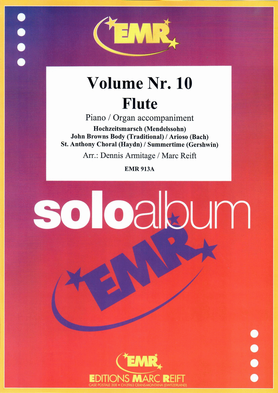 Solo Album Volume 10 Flute Solo scores gallery preview page 1