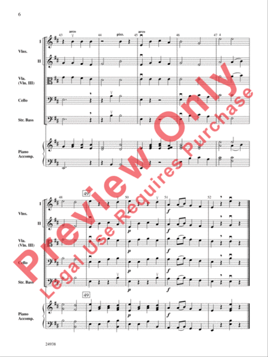 A French Noel A French Noel String Orchestra scores gallery preview page 7