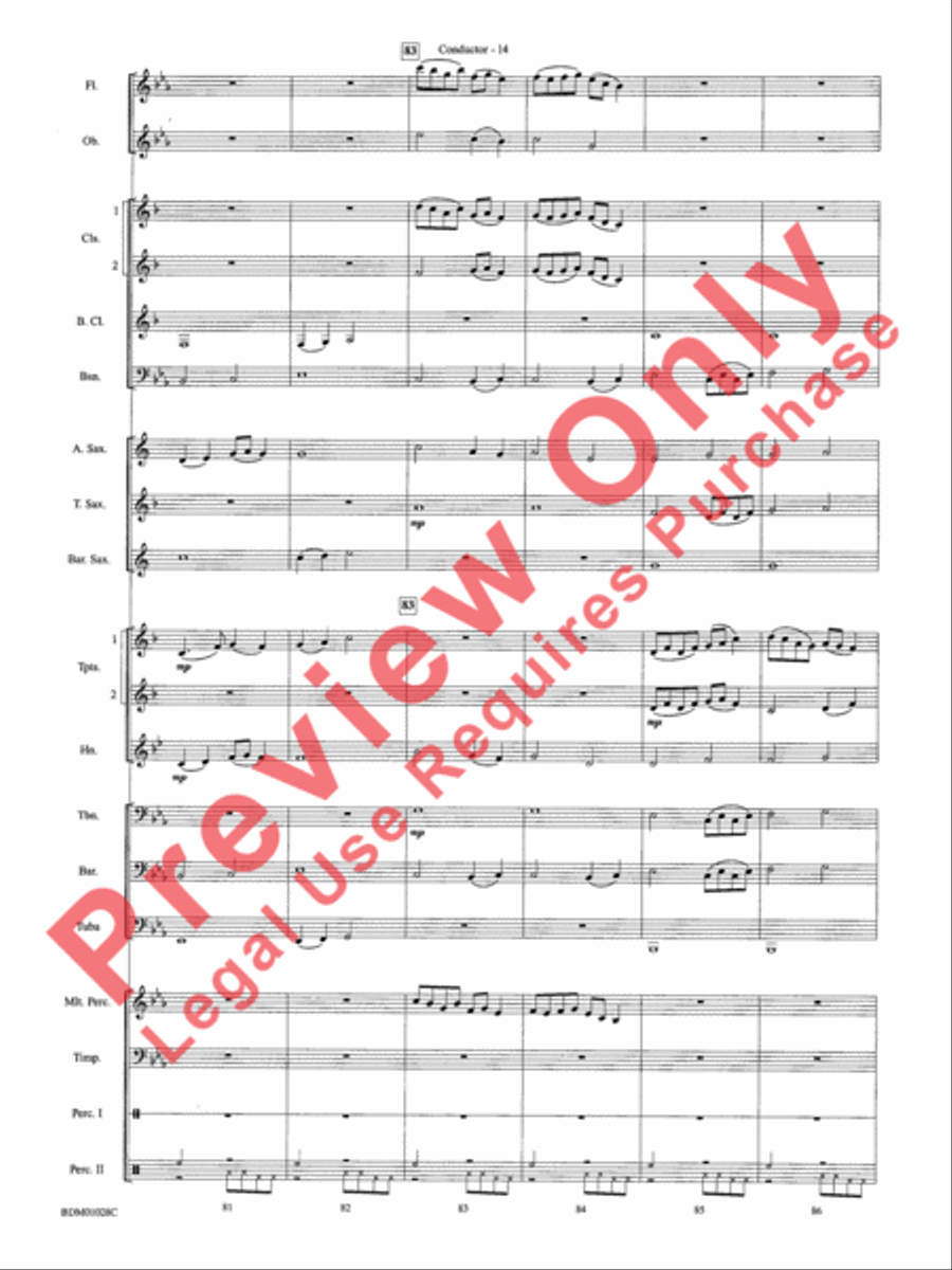 Christmas Around the World Concert Band scores gallery preview page 17