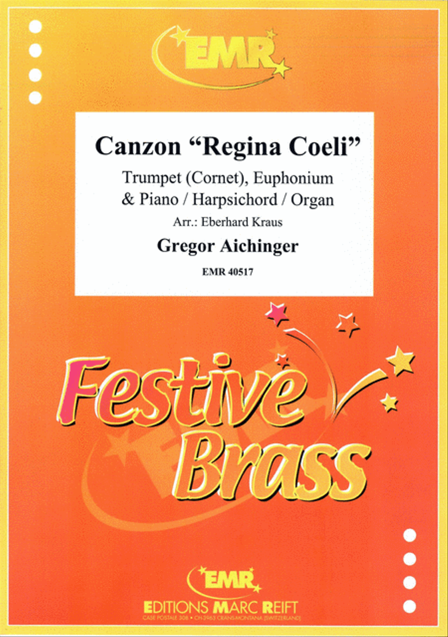 Canzon Regina Coeli Brass Ensemble scores gallery preview page 1