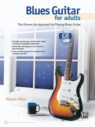 Book cover for Blues Guitar for Adults