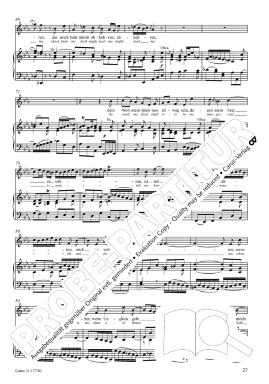 I cry to thee, Lord Jesus Christ (Ich ruf zu dir, Herr Jesu Christ) 4-Part scores gallery preview page 28