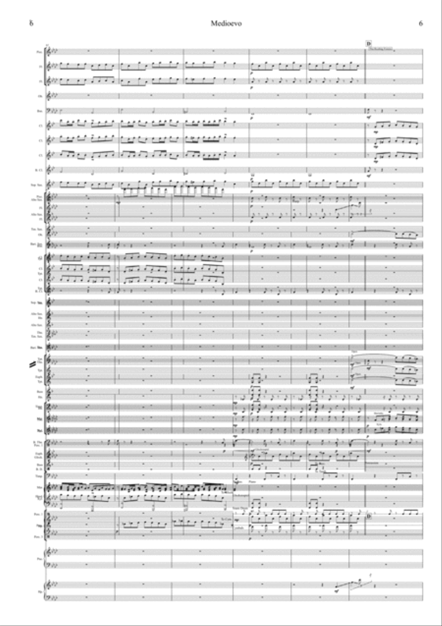 Medioevo By Jannes Jacobs Concert Band scores gallery preview page 6