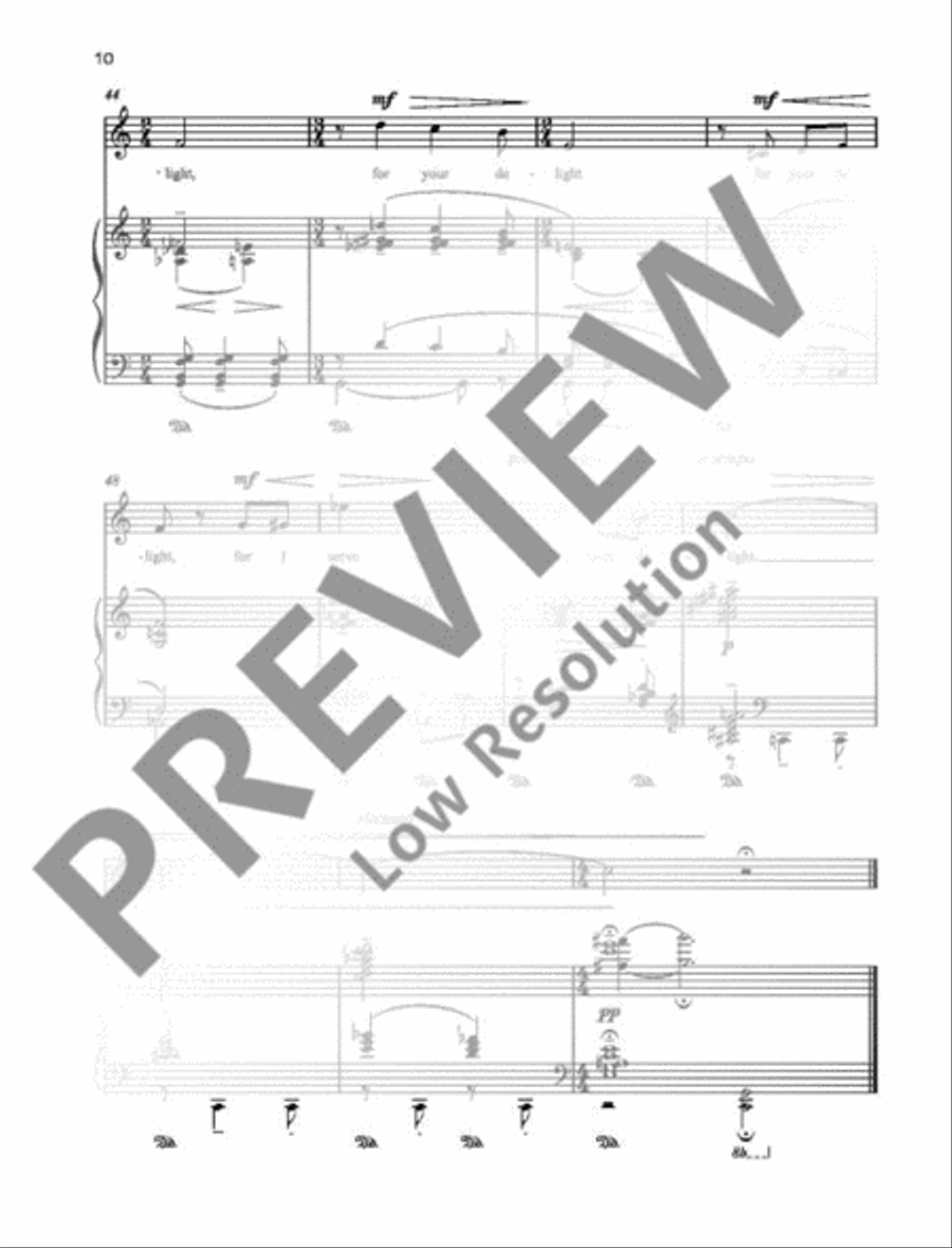 Our Lady's Minstrel Soprano Voice scores gallery preview page 11