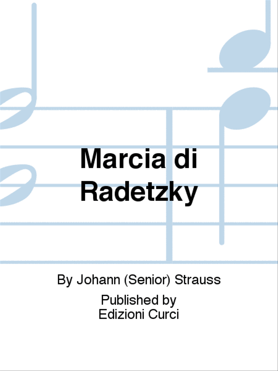 Marcia di Radetzky Piano Solo scores gallery preview page 1